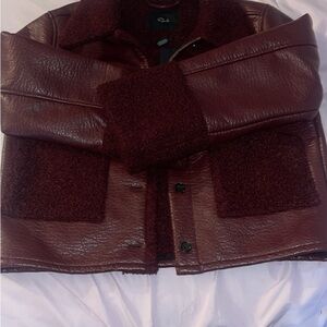 Rails Dria maroon shearling
